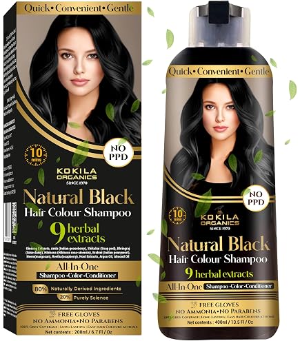 Kokila NO PPD Shampoo Hair Colour | Natural Extracts | Colours